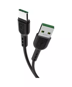 Hoco Regular USB 2.0 Cable USB-C male - USB-A male Μαύρο 1m (X33 Surge)