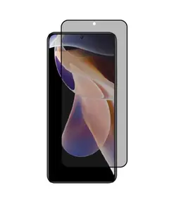 Full Glue Privacy Tempered Glass 3D for Xiaomi Redmi Note 12 Pro Plus black frame