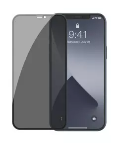 ObaStyle Privacy Tempered Glass 3D for iPhone 12 Mini black frame