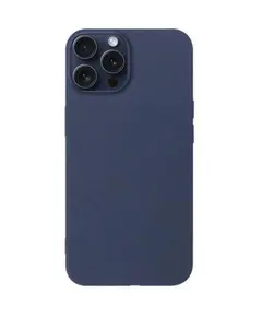 Matt TPU case for iPhone 15 Pro dark blue
