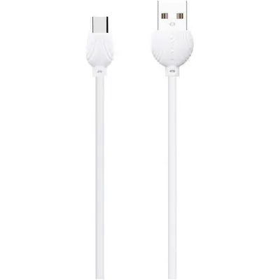 Awei CL-62 Regular USB 2.0 Cable USB-C male - USB-A male Λευκό 1m