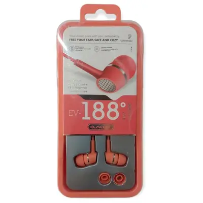 Elmcoei earphones EV-188  jack 3,5mm Orange