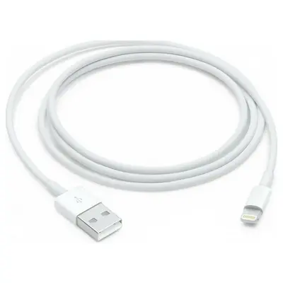Ezra Regular USB 2.0  to Lightning Cable Λευκό 1m