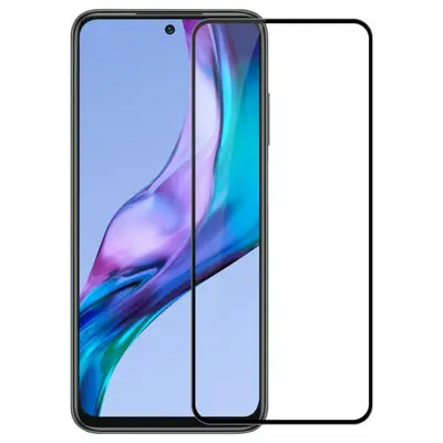 Full Glue Tempered Glass 5D for Xiaomi Redmi 10 black frame