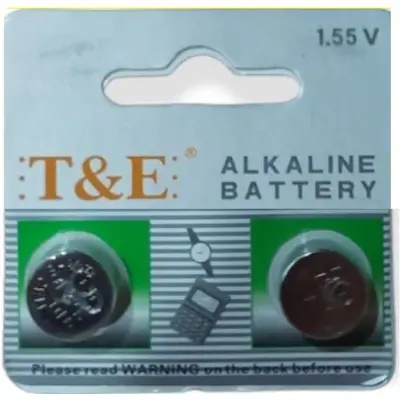 T&E Button Alkaline Battery AG13- LR44- 357 (2τμχ)
