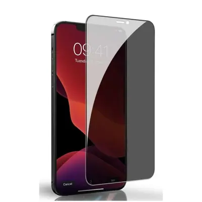 Full Glue Privacy Tempered Glass 3D for Xiaomi Poco C40 black frame