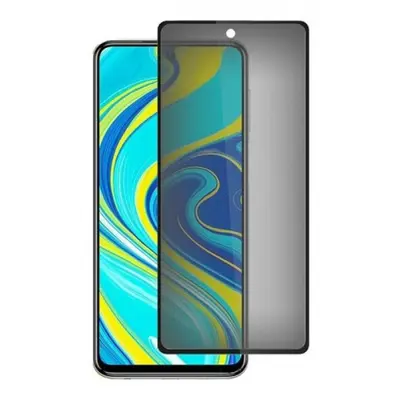 Full Glue Privacy Tempered Glass 3D for Xiaomi Redmi Note 12 black frame