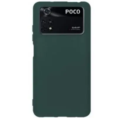 Matt TPU case for Xiaomi Poco M4 Pro 4G forest green