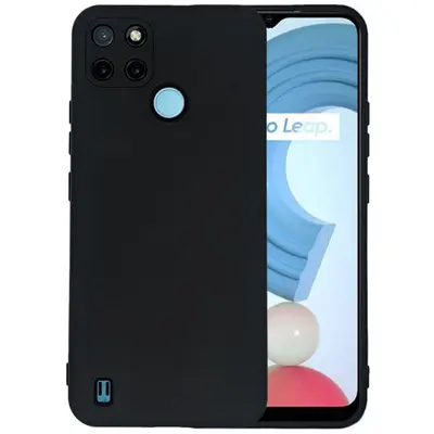 Matt TPU case protect lens for Realme C21Y / C25Y black
