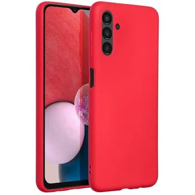 Matt TPU case protect lens for Samsung Galaxy A14 5G Red