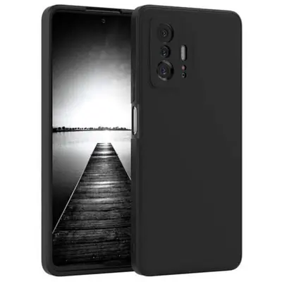 Matt TPU case protect lens Xiaomi 11T / 11T Pro black