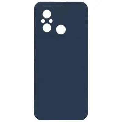 Matt TPU case protect lens for Xiaomi Redmi 12c dark blue