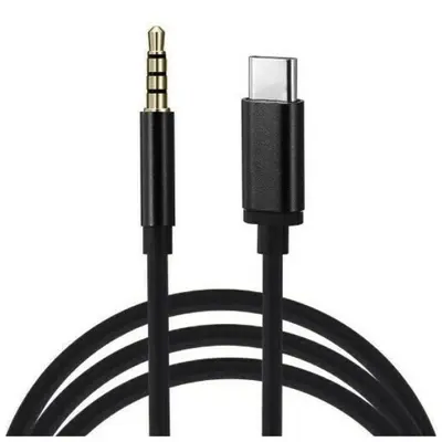 QIHANG QH-M28 USB 2.0 Cable USB-C male - 3.5mm male Ασημί 1m