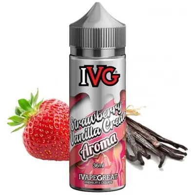 Ivg Strawberry Vanilla Cream 36ml/120ml Flavorshot