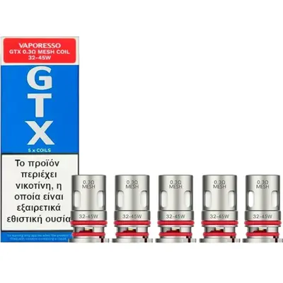 Vaporesso GTX Mesh coil 0.3ohm (5τμχ)