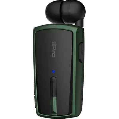 iPro RH120 In-ear Bluetooth Handsfree Μαύρο / Πράσινο