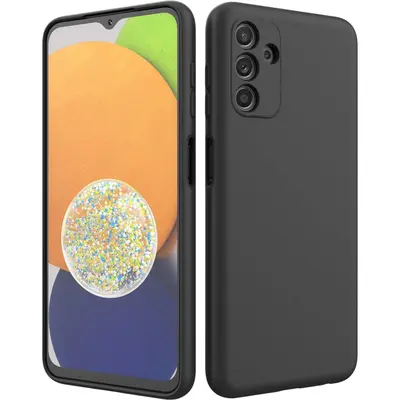 Matt TPU case protect lens for Samsung Galaxy A35 black