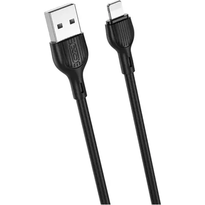 XO cable NB200 USB - Lightning 1,0m 2.1A Black