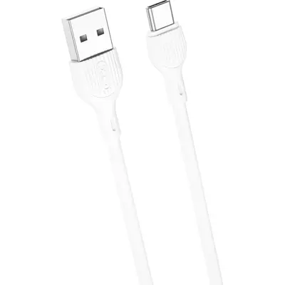 XO cable NB200 USB - USB-C 1,0m 2.1A WhiteXO cable NB200 USB - USB-C 1,0m 2.1A White