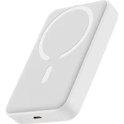 Power Bank MagSafe Battery Pack 5000mAh με 1 Θύρα Type-C Λευκό