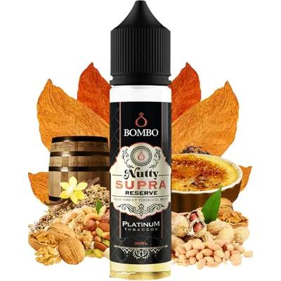 Bombo Platinum Tobaccos Nutty Supra Reserve 20ml/60ml Flavorshot
