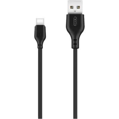 XO Καλώδιο NB103 USB - USB-C 2m 2,1A Μαύρο
