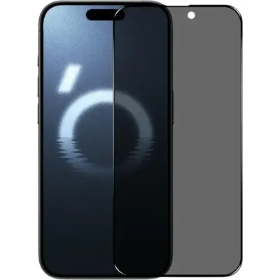ObaStyle Privacy Tempered Glass 3D for iPhone 16 Pro Black Frame