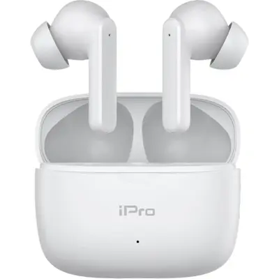 iPro TW300 Plus In-ear Bluetooth Handsfree Ακουστικά με Θήκη Φόρτισης Λευκό