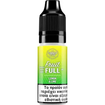 Dinner Lady Salt Fruit Full Lemon & Lime 10mg 10ml