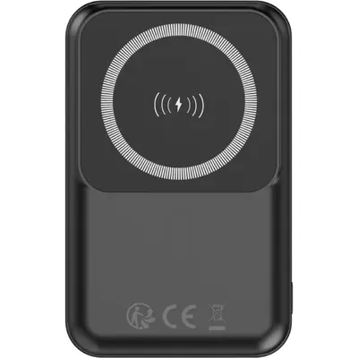 Forever Power Bank MagSafe Battery Pack 10000mAh 22.5W με Θύρα USB-A και Θύρα USB-C Μαύρο