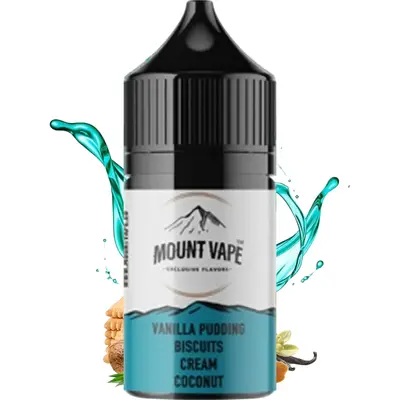 Mount Vape Vanilla Pudding Biscuits Cream Coconut 10ml/30ml Flavorshots