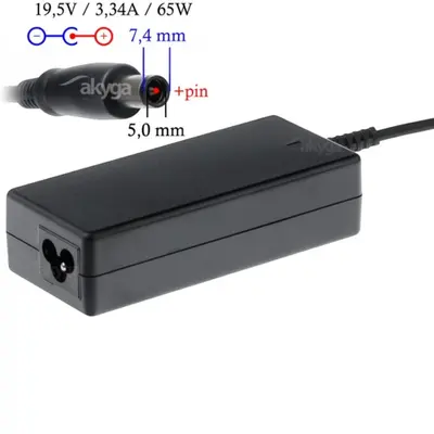 AKYGA AK-ND-05 για Dell AC Adapter 65W χωρίς Καλώδιο Τροφοδοσίας