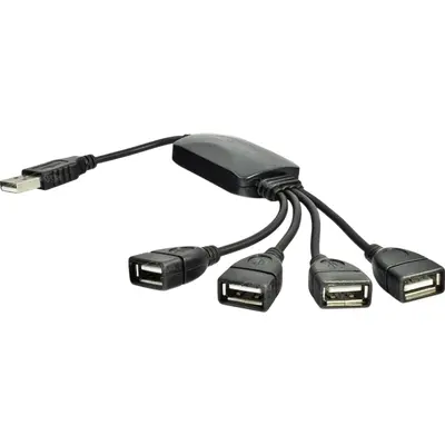 Akyga AK-AD-13 USB 2.0 Port Hub 4 Θυρών με σύνδεση USB-A