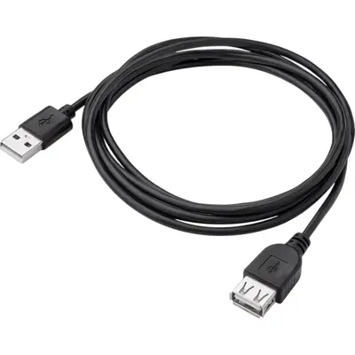Akyga Καλώδιο USB AK-USB-07 Προέκταση USB A (m) / USB A (f) ver. 2.0 1.8m