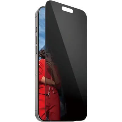 Full Glue Tempered Glass 5D for iPhone 16 Pro Max Black Frame