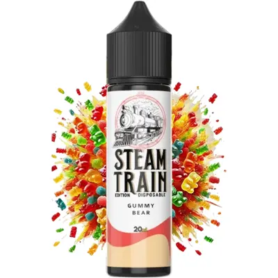 Steam Train Disposable Edition Gummy Bear 20/60ml Flavorshots