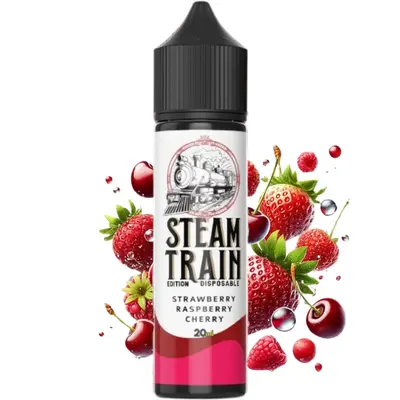 Steam Train Disposable Edition Strawberry Raspberry Cherry 20/60ml Flavorshots