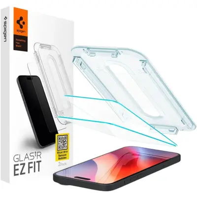Spigen Glas.Tr ”Ez Fit” 2-Pack for iPhone 16 Pro Max 6,9" clear