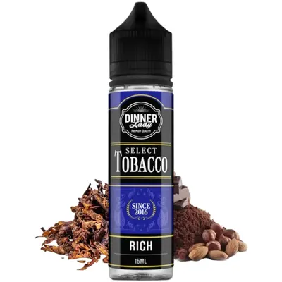 Dinner Lady Select Tobacco Rich 15/60ml Flavorshots