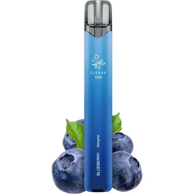 Elf Bar 1000 Disposable Pod Blueberry 20mg 2ml