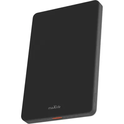 Maxlife Ασύρματο power bank MXPB-05 5000 mAh Μαύρο