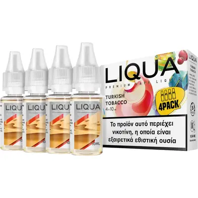 LIQUA Turkish Tobacco 06mg 4 x10ml