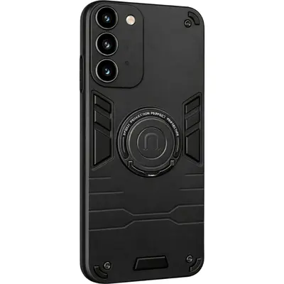 Armor Ring Case with Stand for Samsung Galaxy A26 Black