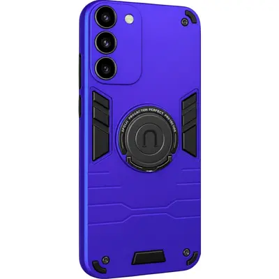 Armor Ring Case with Stand for Samsung Galaxy A26 Blue