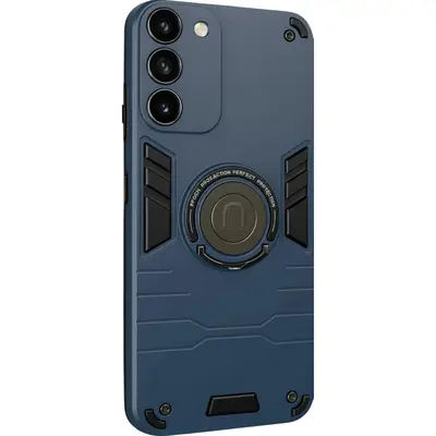 Armor Ring Case with Stand for Samsung Galaxy A26 Dark Blue
