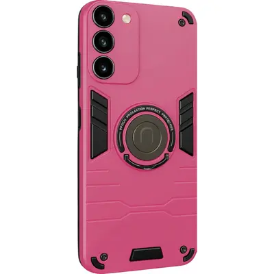 Armor Ring Case with Stand for Samsung Galaxy A26 Hot Pink