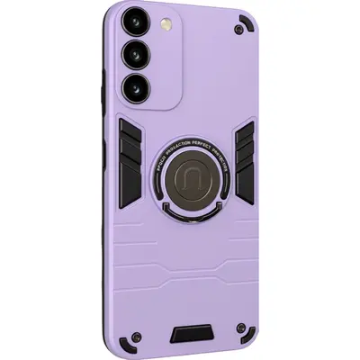 Armor Ring Case with Stand for Samsung Galaxy A26 Light Purple