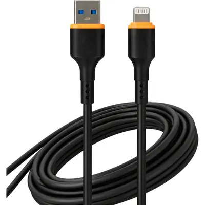 Kouvolsen X41-IP – Καλώδιο USB-A σε Lightning 2.4A Fast Charging & Data 1m Black