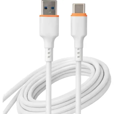Kouvolsen X41 – Καλώδιο USB-A σε USB-C 2.4A Fast Charging & Data 1m White