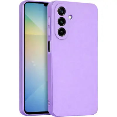 Matt TPU Case with Camera Protection for Samsung Galaxy A26 Light Purple